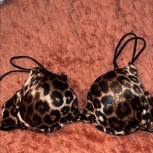 Wild Elegance Leopard Print Bra